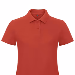 B&C Womens/Ladies ID.001 PiquÃ© Polo Shirt - XS, Red