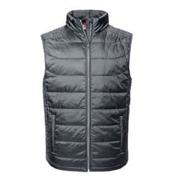 Russell Mens Nano Padded Body Warmer - S, Iron Grey
