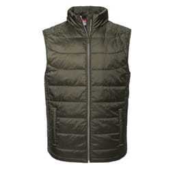 Russell Mens Nano Padded Body Warmer - 3XL, Dark Olive
