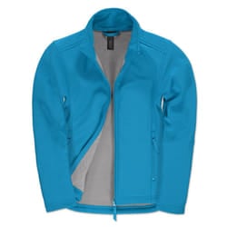 B&C Womens/Ladies ID.701 Soft Shell Jacket - XS, Blue Atoll