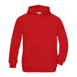 B&C Childrens/Kids Hoodie - 3-4 Years, Red