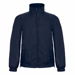B&C Mens ID.601 Windbreaker - XXL, Navy Blue