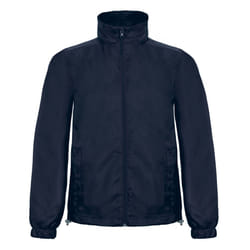 B&C Mens ID.601 Windbreaker - 3XL, Navy Blue