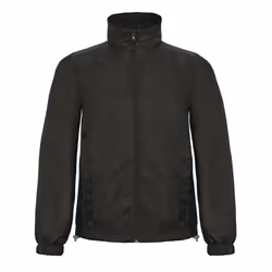 B&C Mens ID.601 Windbreaker - XXL, Black