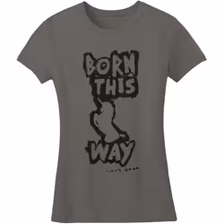 Lady Gaga Womens/Ladies Born This Way T-Shirt - XXL, Grey