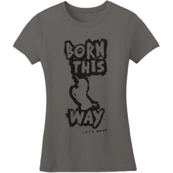 Lady Gaga Womens/Ladies Born This Way T-Shirt - XXL, Grey