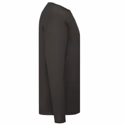 Fruit of the Loom Mens Original Long-Sleeved T-Shirt - L, Black