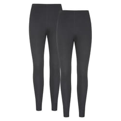 Mountain Warehouse Mens Talus Base Layer Bottoms (Pack of 2) - M, Black