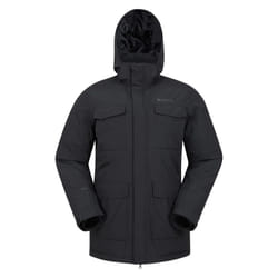 Mountain Warehouse Mens Concord Extreme Down Long Length Jacket - XL, Black