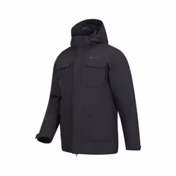 Mountain Warehouse Mens Concord Extreme Down Long Length Jacket - XL, Black