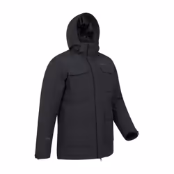 Mountain Warehouse Mens Concord Extreme Down Long Length Jacket - XL, Black