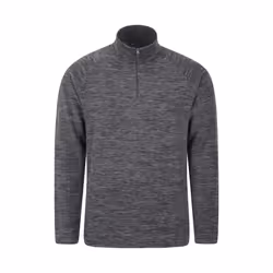 Mountain Warehouse Mens Snowdon II Fleece Top - XXS, Grey