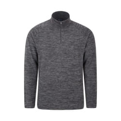 Mountain Warehouse Mens Snowdon II Fleece Top - XXS, Grey