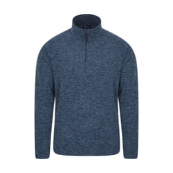 Mountain Warehouse Mens Snowdon II Fleece Top - XL, Navy