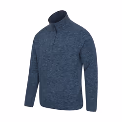 Mountain Warehouse Mens Snowdon II Fleece Top - XL, Navy
