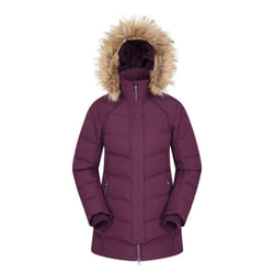 Mountain Warehouse Womens/Ladies Isla II Long Down Jacket - 10 UK, Purple