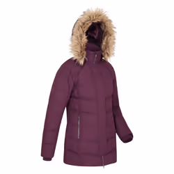 Mountain Warehouse Womens/Ladies Isla II Long Down Jacket - 10 UK, Purple