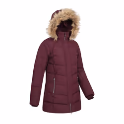Mountain Warehouse Womens/Ladies Isla II Long Down Jacket - 8 UK, Indigo