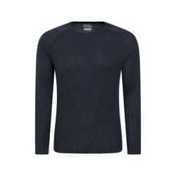 Mountain Warehouse Mens Talus Round Neck Long-Sleeved Thermal Top - XL, Navy