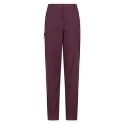 Mountain Warehouse Womens/Ladies Winter Hiker Stretch Hiking Trousers - 8 UK, Burgundy