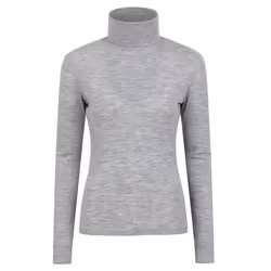 Mountain Warehouse Womens/Ladies Merino Wool Roll Neck Base Layer Top - 20 UK, Light Grey