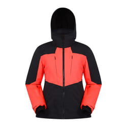 Mountain Warehouse Womens/Ladies Altitude Extreme RECCO Ski Jacket - 16 UK, Navy Blue/Red Orange