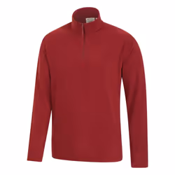 Mountain Warehouse Mens Camber II Camo Half Zip Fleece Top - XXS, Red