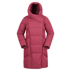 Mountain Warehouse Womens/Ladies Cosy Extreme II Wrap Down Jacket - 18 UK, Burgundy