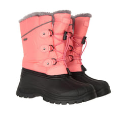 Mountain Warehouse Childrens/Kids Whistler Adaptive Snow Boots - 4 UK, Pink