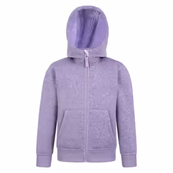 Mountain Warehouse Childrens/Kids Nevis Faux Fur Lined Hoodie - 11-12 Years, Lilac