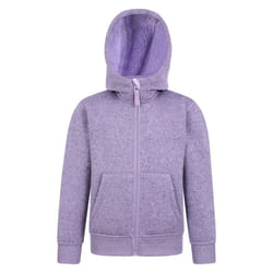 Mountain Warehouse Childrens/Kids Nevis Faux Fur Lined Hoodie - 11-12 Years, Lilac