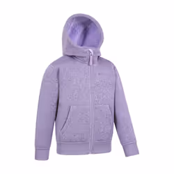 Mountain Warehouse Childrens/Kids Nevis Faux Fur Lined Hoodie - 11-12 Years, Lilac