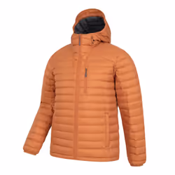 Mountain Warehouse Mens Henry II Extreme Down Filled Padded Jacket - XL, Rust