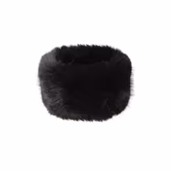 Mountain Warehouse Womens/Ladies Faux Fur Thermal Headband - One Size, Black