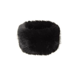 Mountain Warehouse Womens/Ladies Faux Fur Thermal Headband - One Size, Black