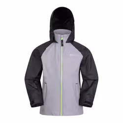 Mountain Warehouse Childrens/Kids Torrent II Waterproof Jacket - 3-4 Years, Light Grey