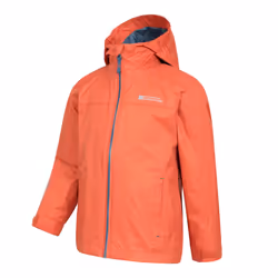 Mountain Warehouse Childrens/Kids Torrent Taped Seam Waterproof Jacket - 13 Years, Rust