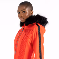 Dare 2B Womens/Ladies Julien Macdonald Supermacy Snowsuit - 16 UK, Volcanic Red