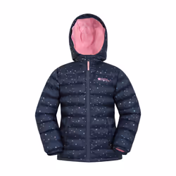 Mountain Warehouse Childrens/Kids Seasons Stars Padded Jacket - 5-6 Years, Blue/White