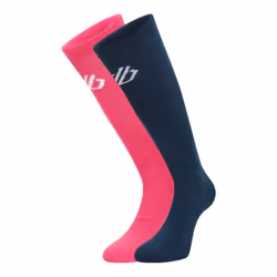 Dare 2B Unisex Adult Socks (Pack of 2) - One Size, Pure Pink/Moonlight Denim