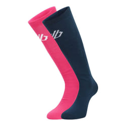 Dare 2B Unisex Adult Socks (Pack of 2) - One Size, Pure Pink/Moonlight Denim