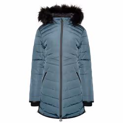 Dare 2B Womens/Ladies Striking III Long Length Padded Jacket - 10 UK, Orion Grey/Orion