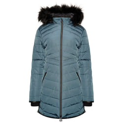 Dare 2B Womens/Ladies Striking III Long Length Padded Jacket - 10 UK, Orion Grey/Orion