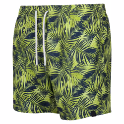 Regatta Mens Loras Palm Print Swim Shorts - XL, Sharp Green