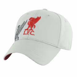 Liverpool FC Unisex Adult Obsidian Crest Baseball Cap - One Size, Grey