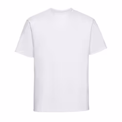 Russell Mens Classic Plain Heavyweight T-Shirt - XXL, White