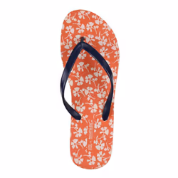 Regatta Womens/Ladies Orla Kiely Parsley Flip Flops - 5 UK, Satsuma/White