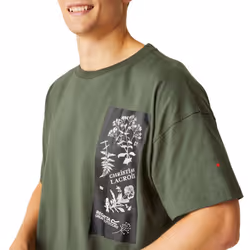 Regatta Mens Christian Lacroix Aramon Flower T-Shirt - M, Dark Khaki