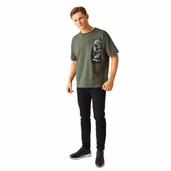 Regatta Mens Christian Lacroix Aramon Flower T-Shirt - 3XL, Dark Khaki