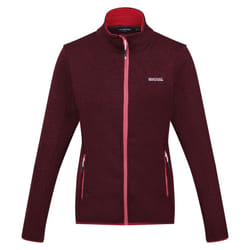 Regatta Womens/Ladies Newhill Marl Full Zip Fleece Jacket - 8 UK, Burgundy